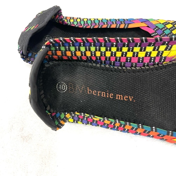 Bernie Mev Multicolor Woven Catwalk Slip-On Flats - Picture 8 of 10